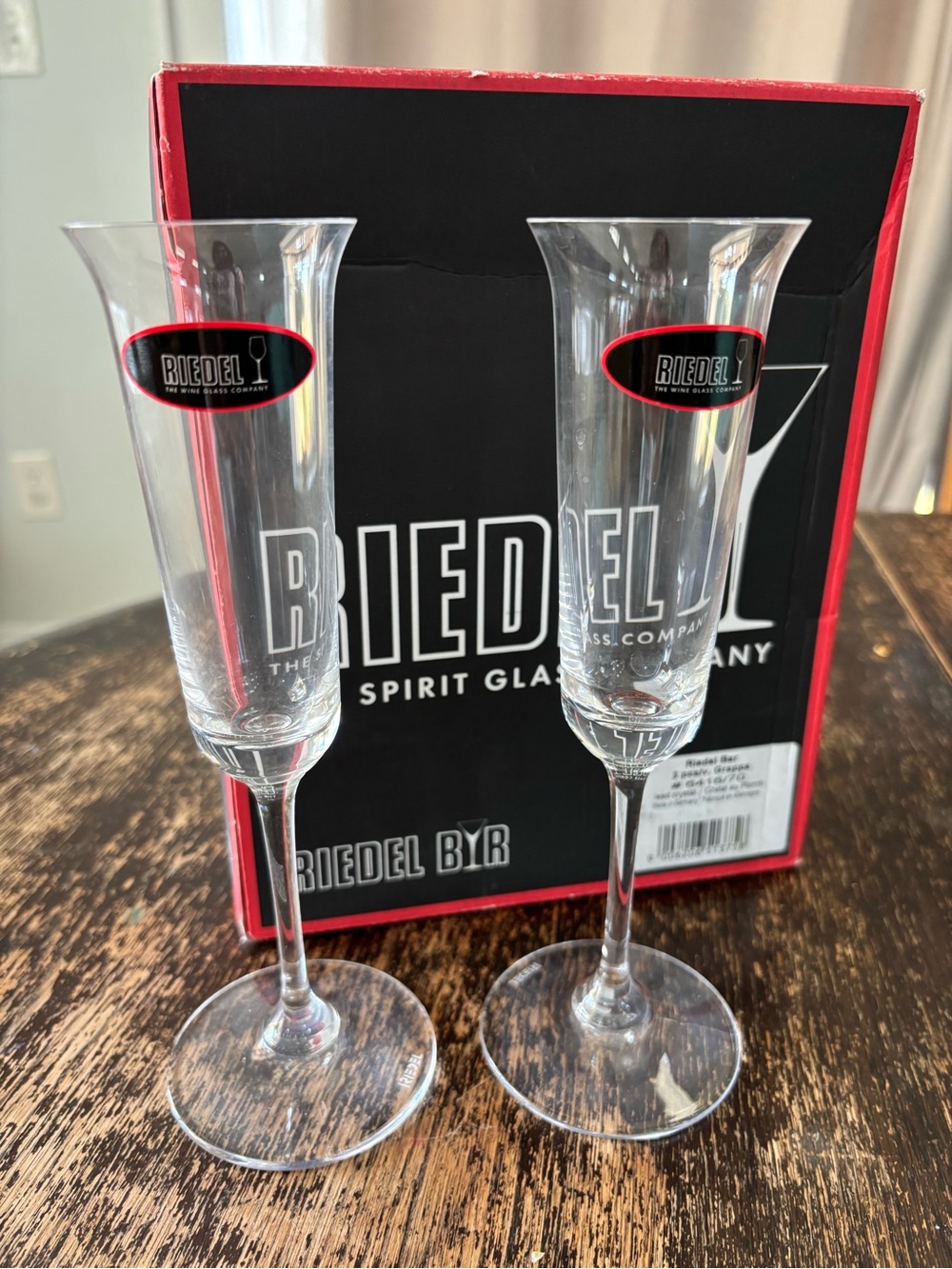 Riedel Bar Grappa Wine Glasses - Set of 2